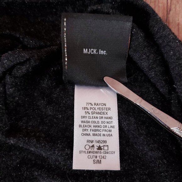 Harley Davidson Womens Size S/M Fringed Embellished Onyx Skull LS Cardigan Gray - Picture 12 of 14